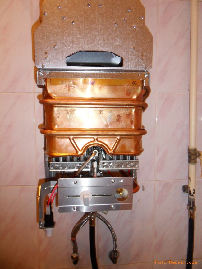 Открытая новая колонка. Установка газовой колонки самостоятельно фото