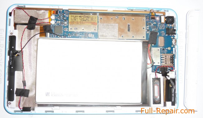 Задняя крышка Colorfly G708 снята