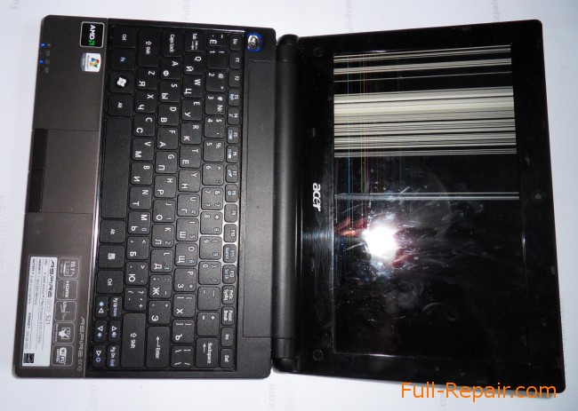разбился экран Acer Aspire One фото