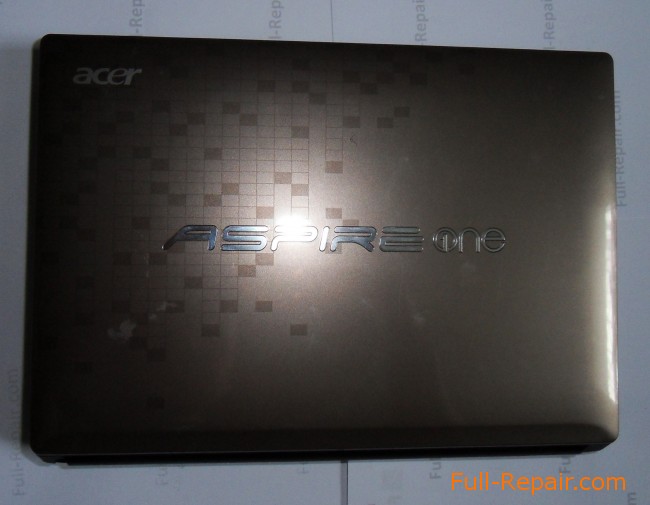 Acer Aspire One (ZH9) вид сверху